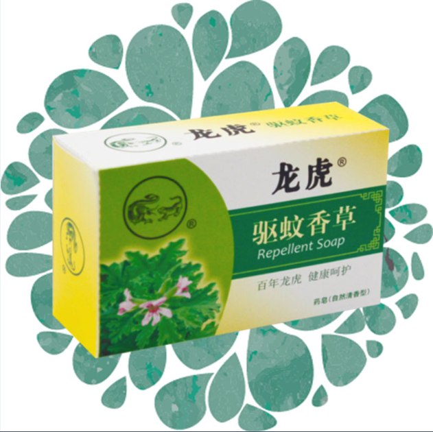 龙虎牌驱蚊香草清凉皂LM6S-4002