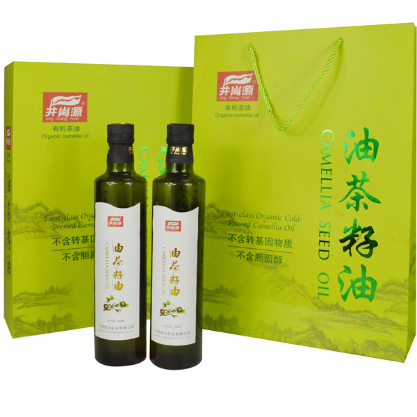 井岗源山茶油简装礼盒500ml*4