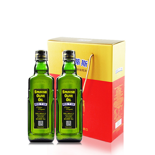 贝蒂斯特级初榨橄榄油礼盒 500ml*2瓶/盒