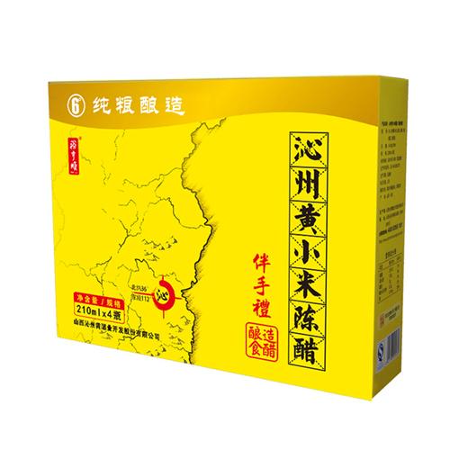 沁州黄小米陈醋礼盒6°  880ml