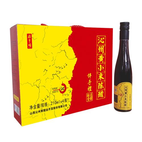 沁州黄小米陈醋礼盒4.5° 840ml