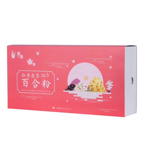 红枣茯苓百合粉礼盒480g