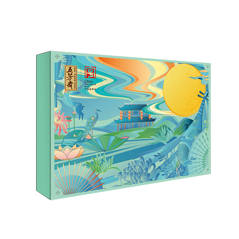 五芳斋五芳尚礼月饼礼盒840g