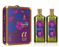 艾贝拉一级冷榨亚麻籽油礼盒1L*2