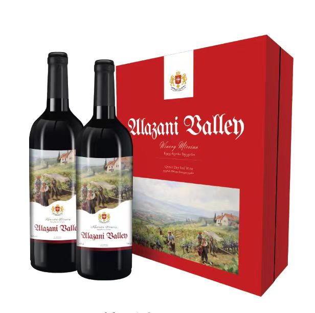 第比利斯阿拉扎尼河谷半甜红礼盒750ml*2