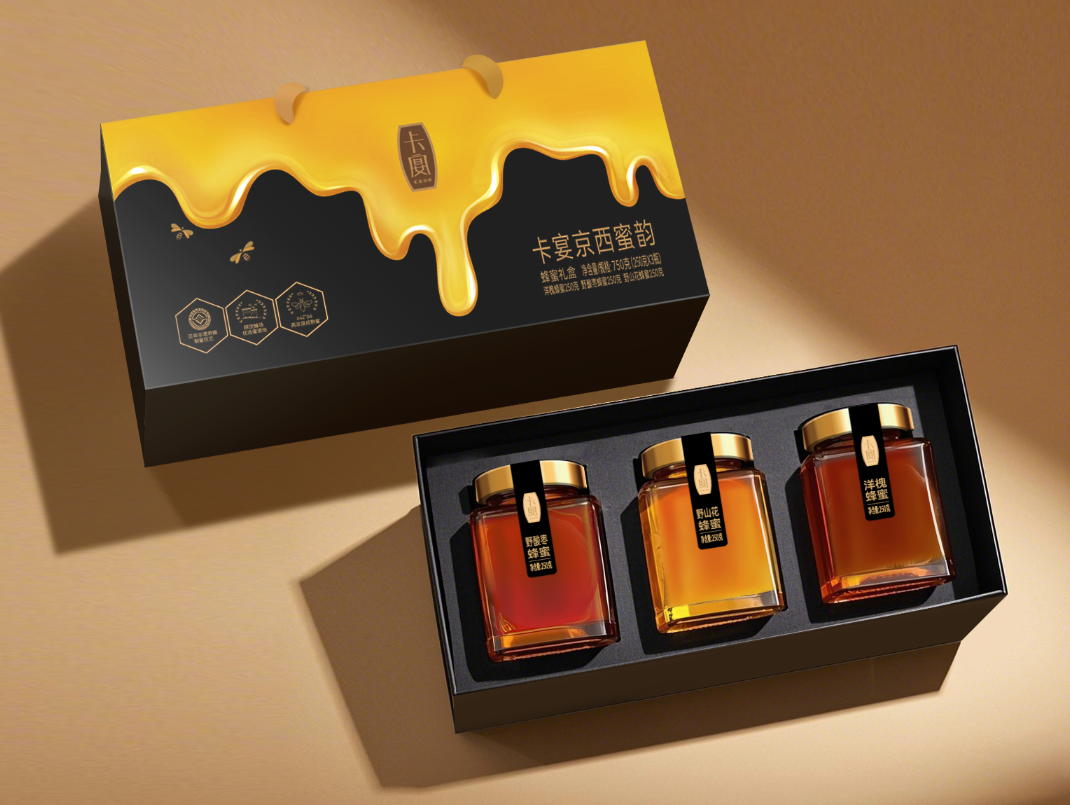 卡宴京西蜜韵蜂蜜礼盒750g