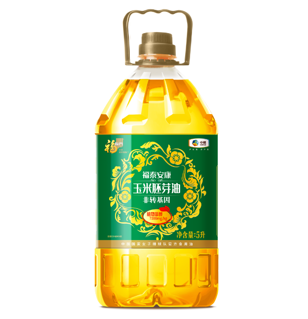 福临门福泰安康活粒鲜胚玉米胚芽油5L
