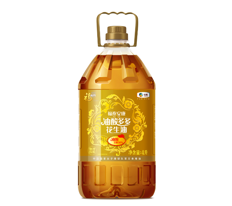 福临门福泰安康油酸多多花生油4L