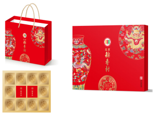 北京稻香村京秋有戏月饼礼盒710g