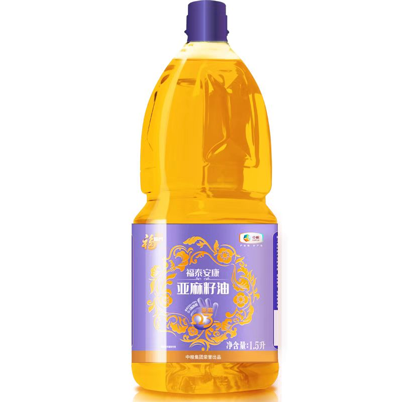 福临门福泰安康亚麻籽油1.5L