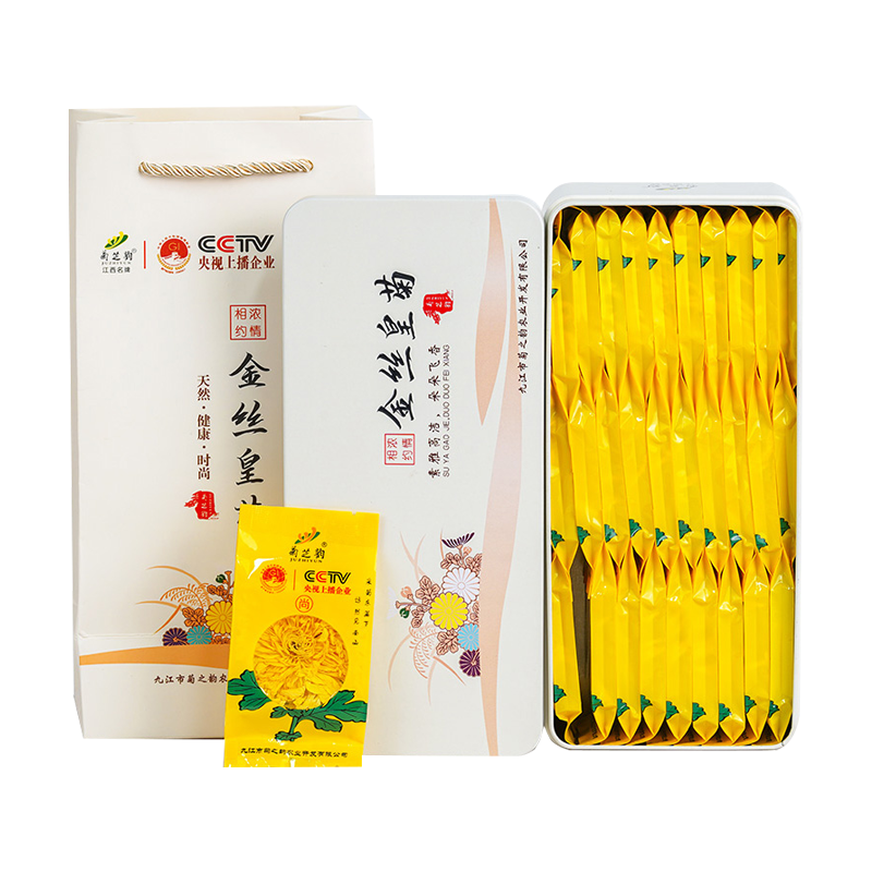 菊芝韵菊花茶尚品铁盒30朵装27g