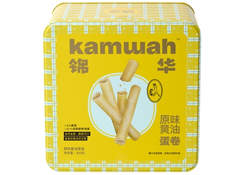 锦华原味黄油蛋卷礼盒500g