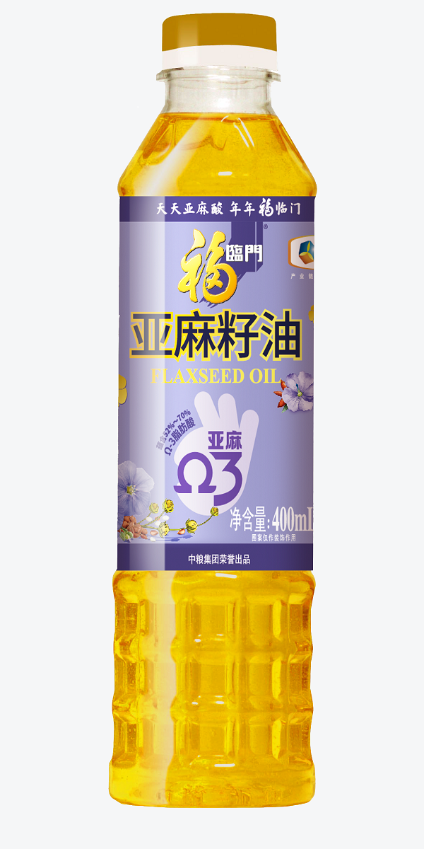 中粮福临门亚麻籽油400ml