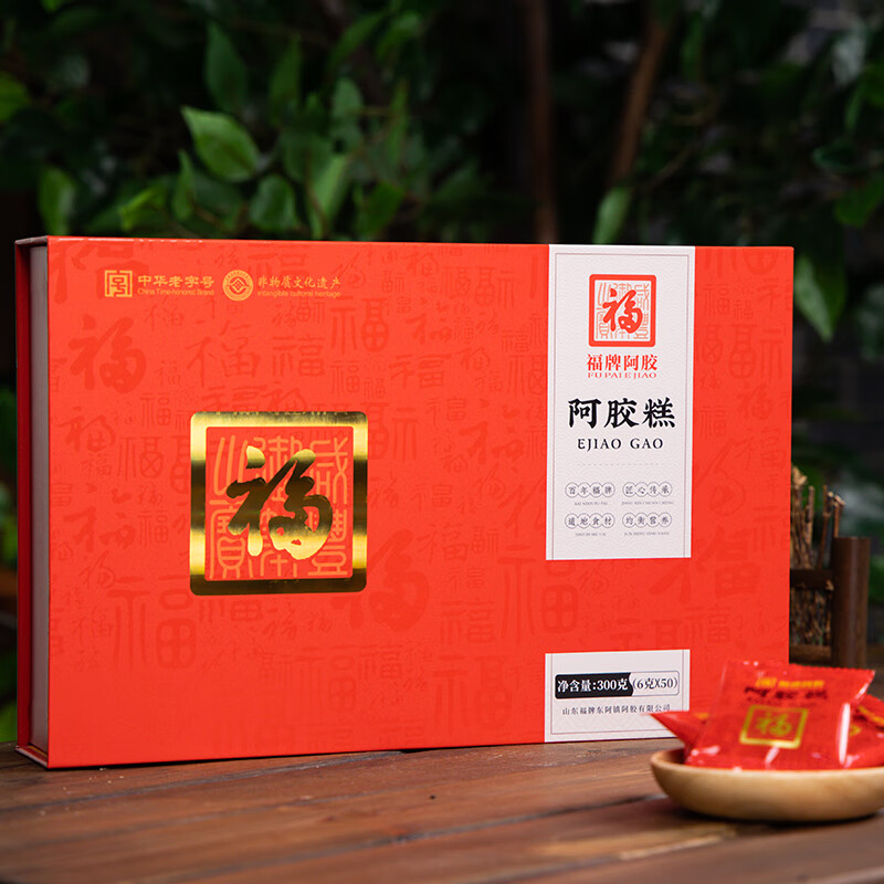 福牌百福阿胶糕礼盒300g