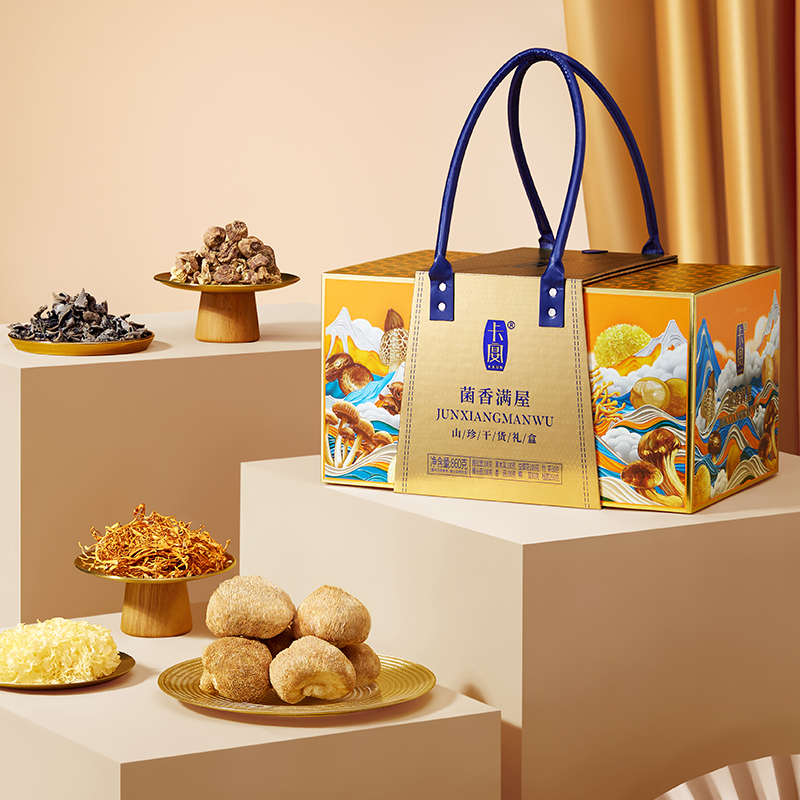 卡宴菌香满屋山珍干货礼盒860g