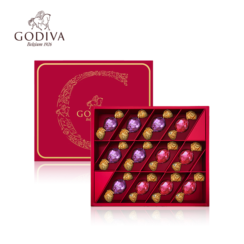 歌帝梵精选松露形巧克力礼盒12颗装120g