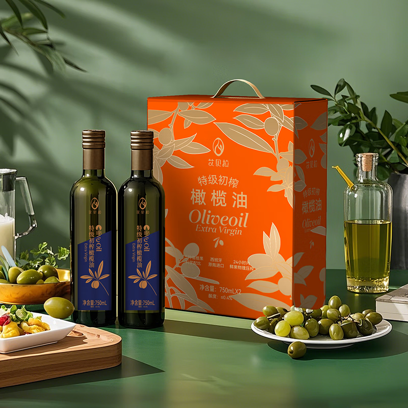 艾贝拉特级初榨橄榄油礼盒750ml*2(new)