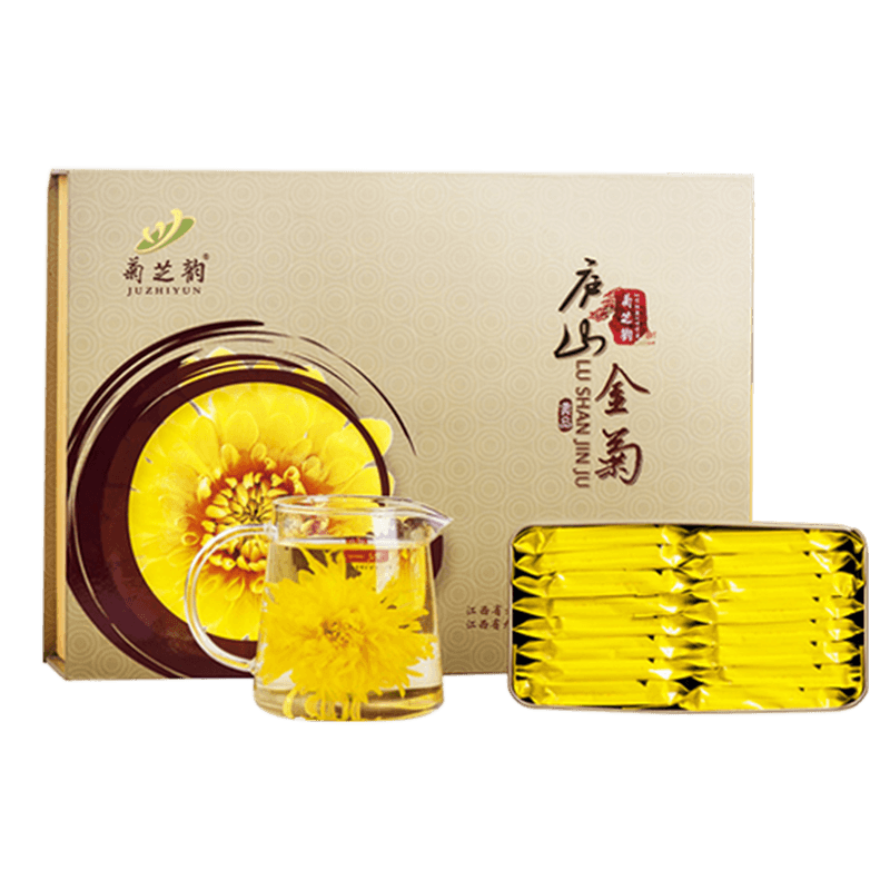 菊芝韵菊花茶贡品礼盒32朵57.6g